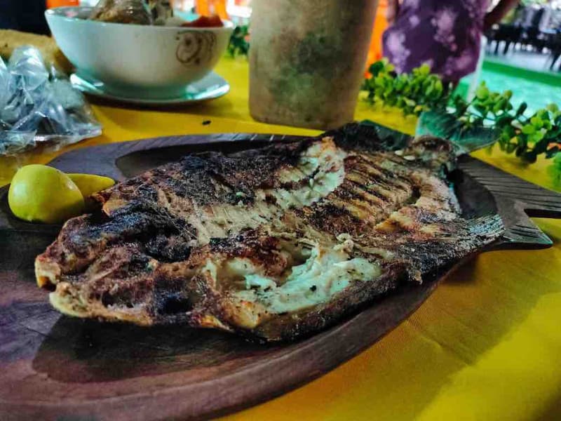 Pacú a la parrilla